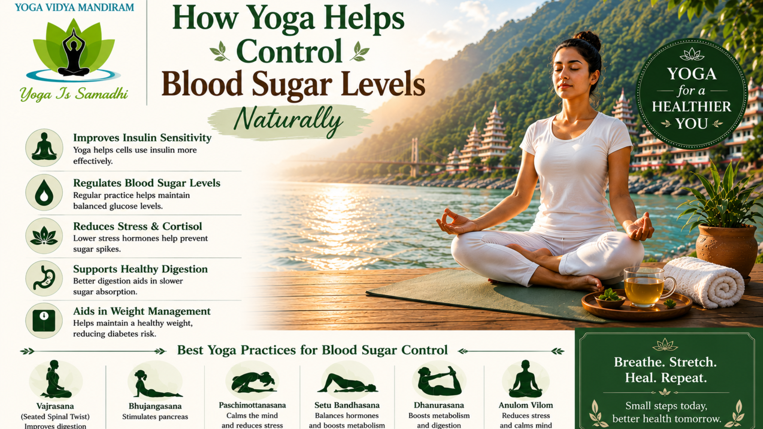 How Yoga Helps Control Blood Sugar Levels Naturally