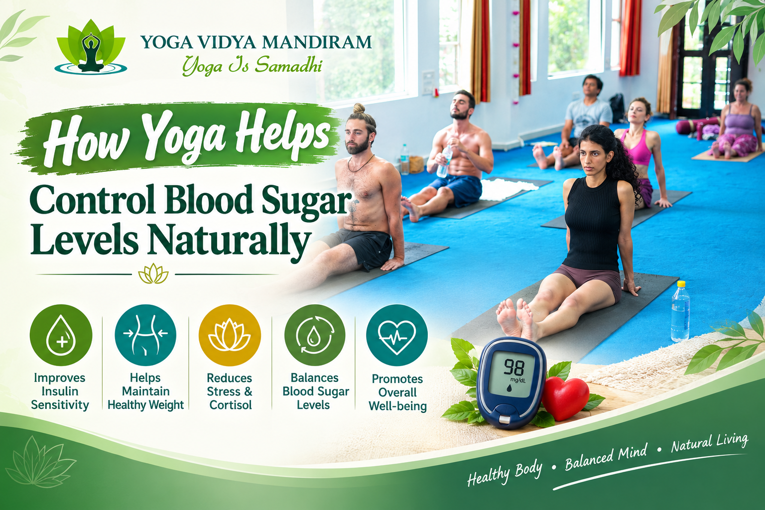 How Yoga Helps Control Blood Sugar Levels Naturally