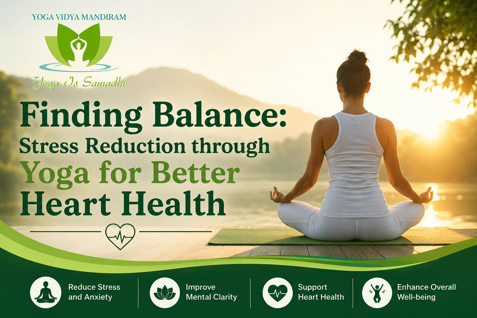 Finding Balance: Stress Reduction through Yoga for Better Heart Health