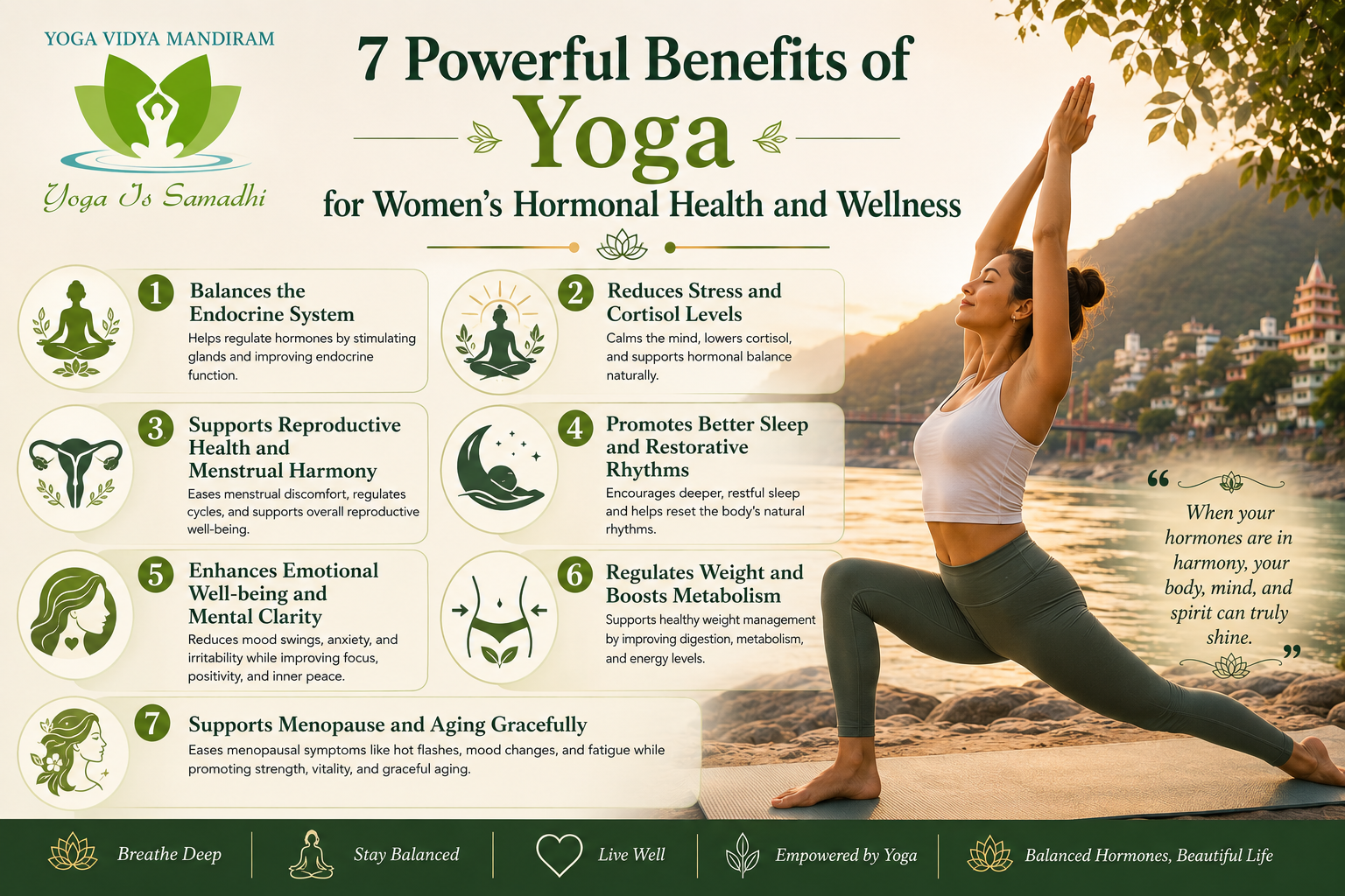 7 Powerful Benefits of Yoga for Women's Hormonal Health and Wellness